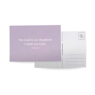 Shepherd Postkarte Variante, Mountain Movers christliches Design