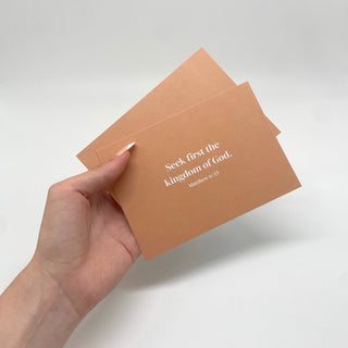 kingdom Postkarte Variante, Mountain Movers christliches Design