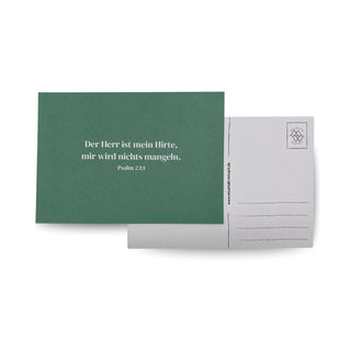 Hirte Postkarte Variante, Mountain Movers christliches Design