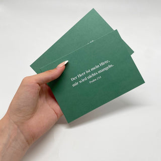 Hirte Postkarte Variante, Mountain Movers christliches Design