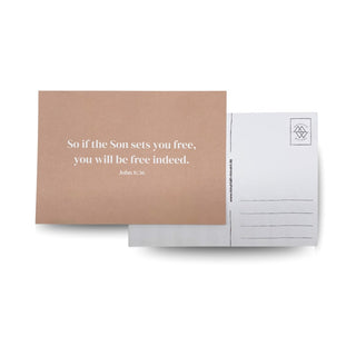 the Son Postkarte Variante, Mountain Movers christliches Design
