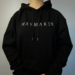 Waymaker Hoodie Detailansicht, Mountain Movers christliche Streetwear