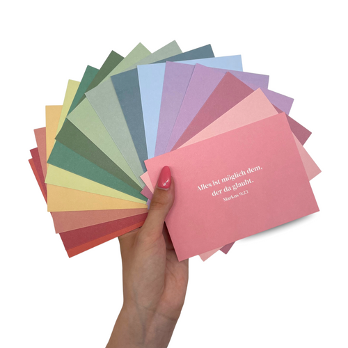 Bible verse postcard bundle German