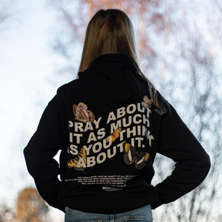Pray about it Hoodie BackPrint Variante, Mountain Movers christliches Design