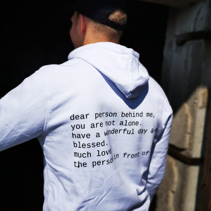 Lieve Persoon Hoodie Rugprint