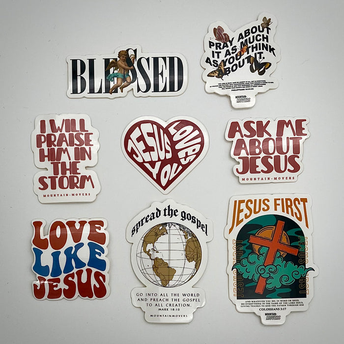 Willekeurige vinylstickers