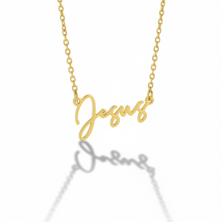 Jesus Kette Variante, Mountain Movers christliches Design