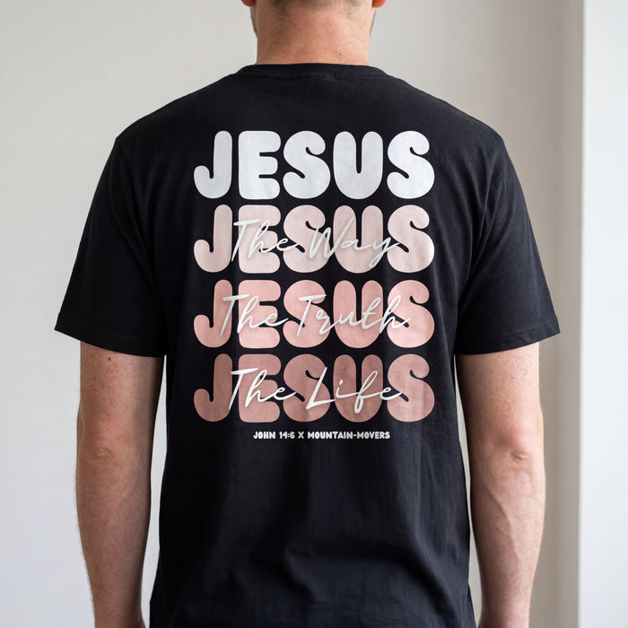 Jezus x Johannes 14:6 Shirt Rugprint