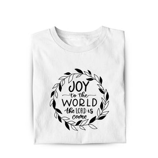 Joy to the World Circle Christmas Shirt