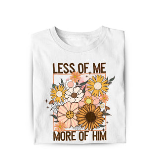 Less of me - More of him Shirt, christliche Streetwear von Mountain Movers