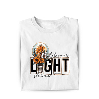 Let your light shine Frauen Shirt Variante, Mountain Movers christliches Design