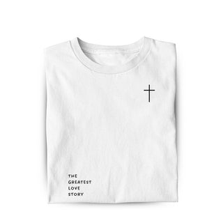 Love Story Shirt Detailansicht, Mountain Movers christliche Streetwear