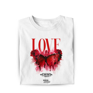 Love Streetwear FRONT Frauen T-Shirt, christliche Streetwear von Mountain Movers
