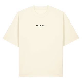 Fear Not Tour Heavy Oversized Shirt BackPrint, Cream, Vorderseite