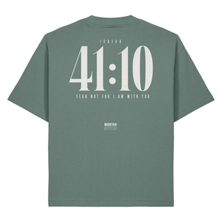 Jesaja 41:10 Heavy Oversized Shirt BackPrint, Green Bay, Rückseite