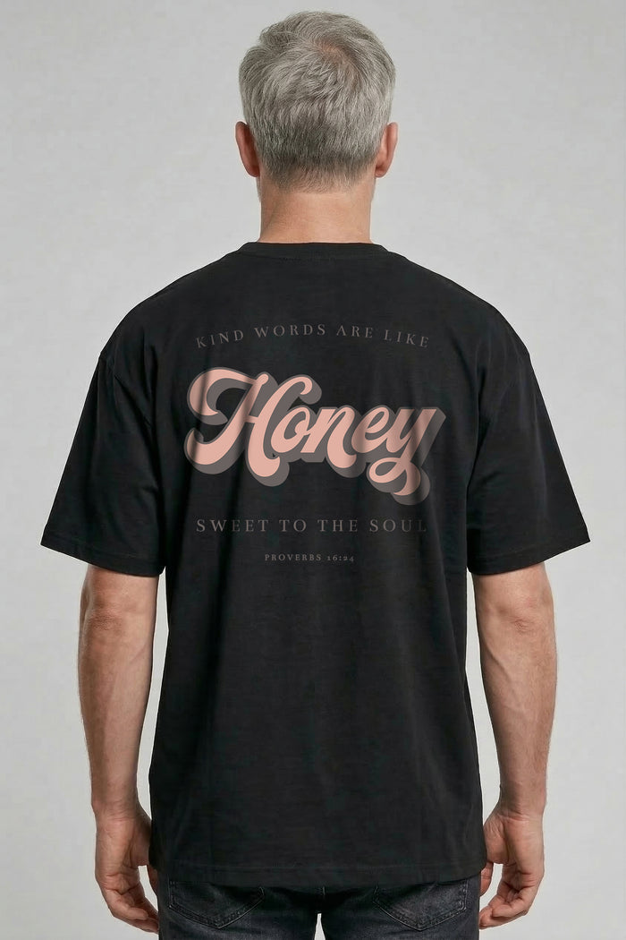 Honey Oversized Shirt BackPrint