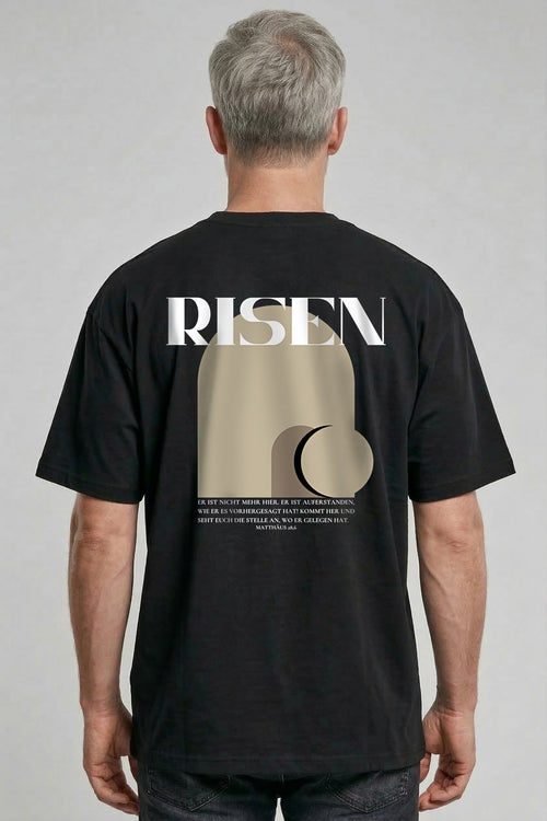 Risen Matthew 28.6 Oversized Shirt Backprint