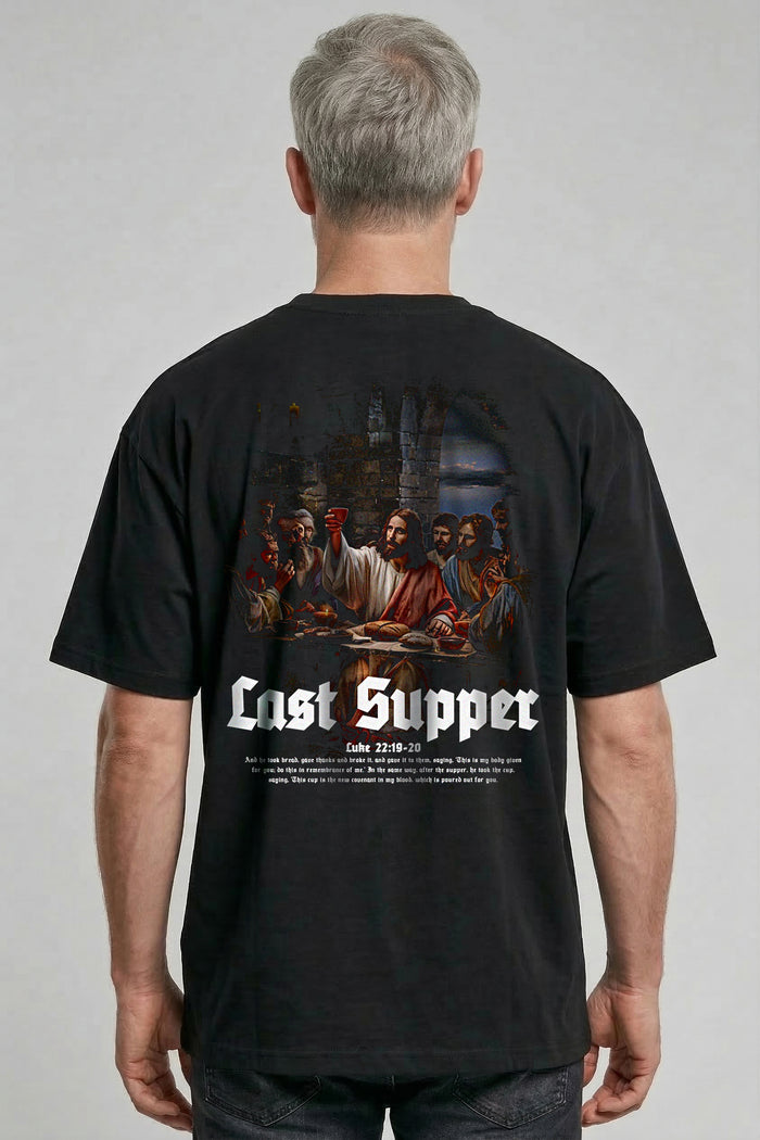 Last Supper Oversized Shirt BackPrint