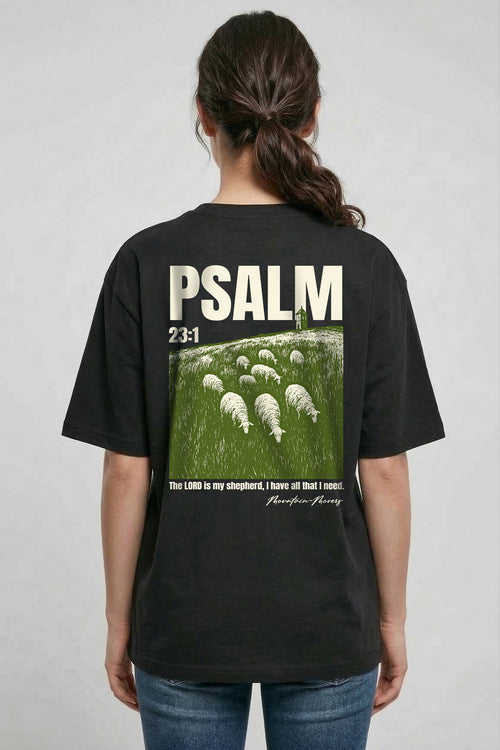 Faith & Trust in God Oversized Shirt Rugprint