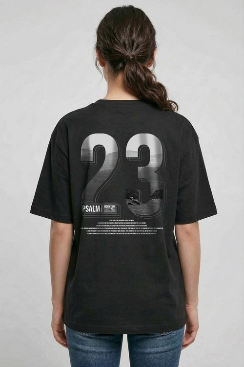 Psalm 23 Oversized Shirt BackPrint