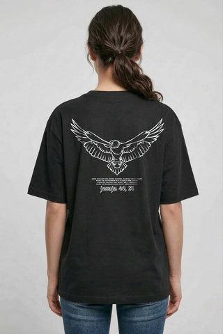 Adler Oversized Shirt BackPrint im Lifestyle Look, Mountain Movers DACH