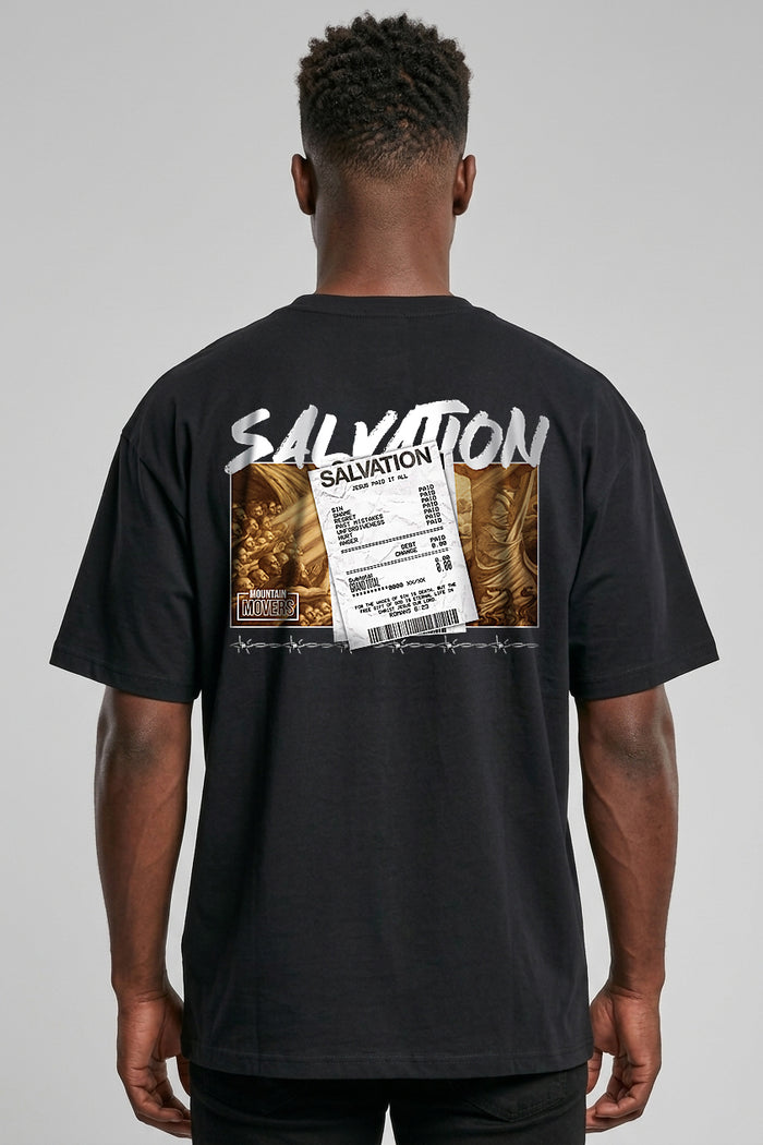 Salvation oversized T-shirt met print op de achterkant
