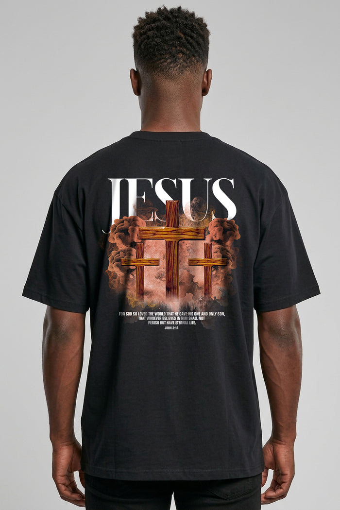 Jesus Streetwear Oversized Shirt Backprint