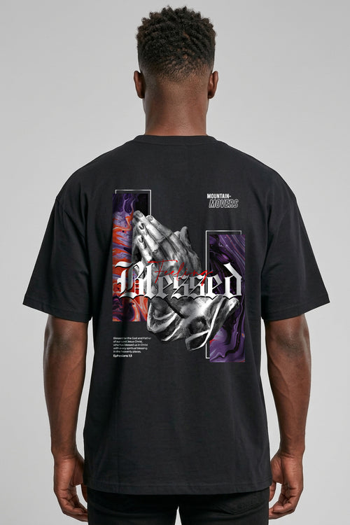 Feeling Blessed Oversize Shirt BackPrint