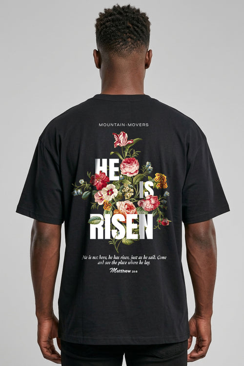 He is Risen Streetwear Oversized Shirt Rugprint
