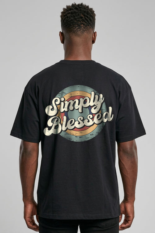 Simply Blessed Oversized Shirt Backprint