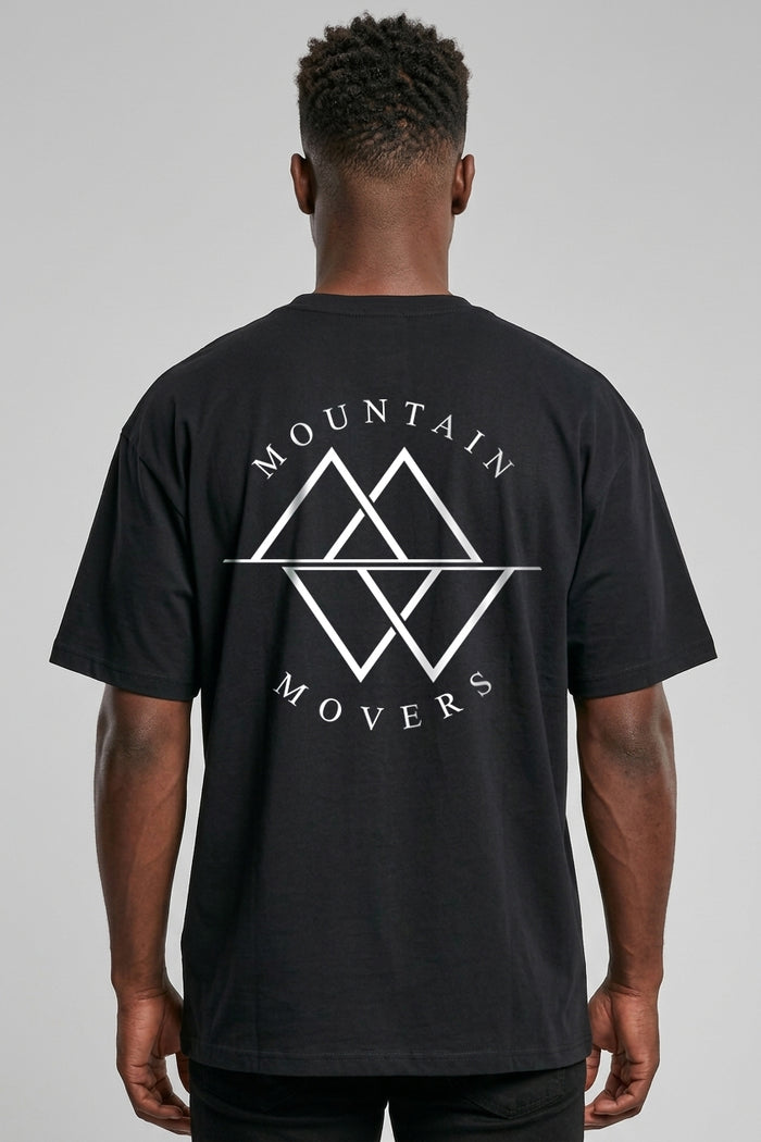 Logo Mountain Movers Oversized Shirt Front- und BackPrint