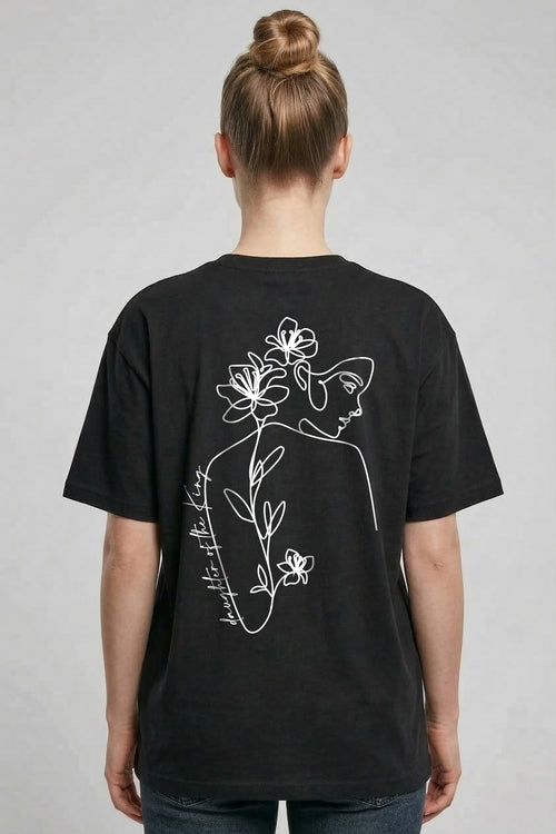 Daughter of the King Oversized Shirt BackPrint