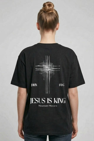 King John 14:6 Oversized Shirt BackPrint, christliche Streetwear von Mountain Movers