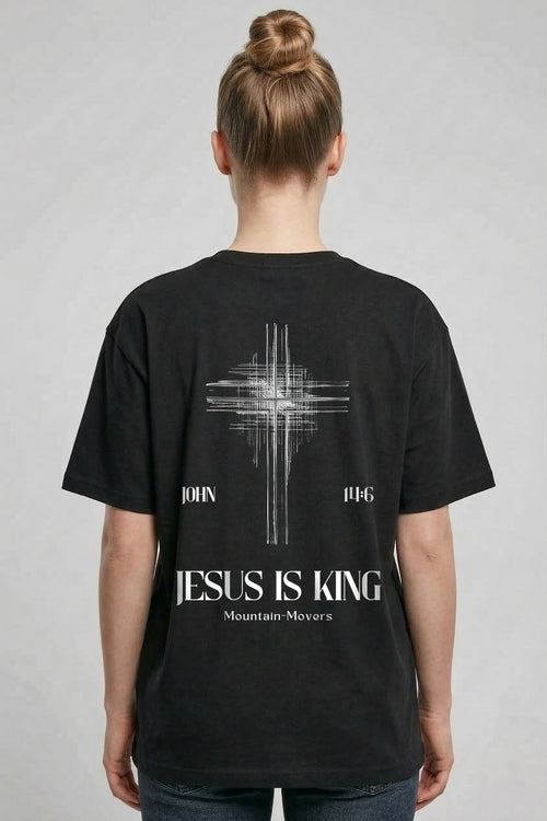 Koning John 14:6 oversized shirt rugprint