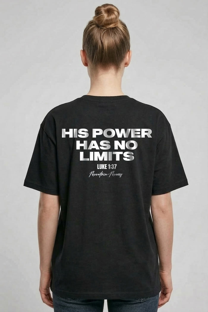 HIS POWER Oversized Shirt BackPrint