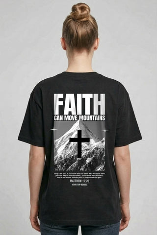 Power of Faith Oversized Shirt BackPrint, christliche Streetwear von Mountain Movers