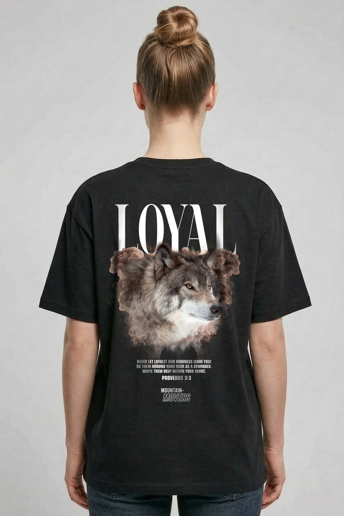 Loyal oversized shirt backprint
