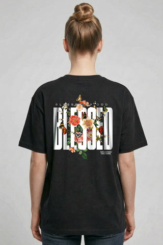 Blessed by God Oversize Shirt, christliche Streetwear von Mountain Movers