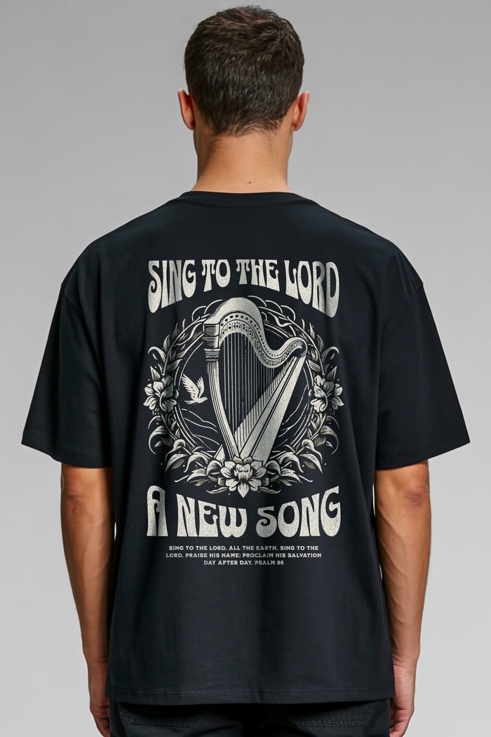 Sing to the Lord a New Song Oversized Shirt Rugprint