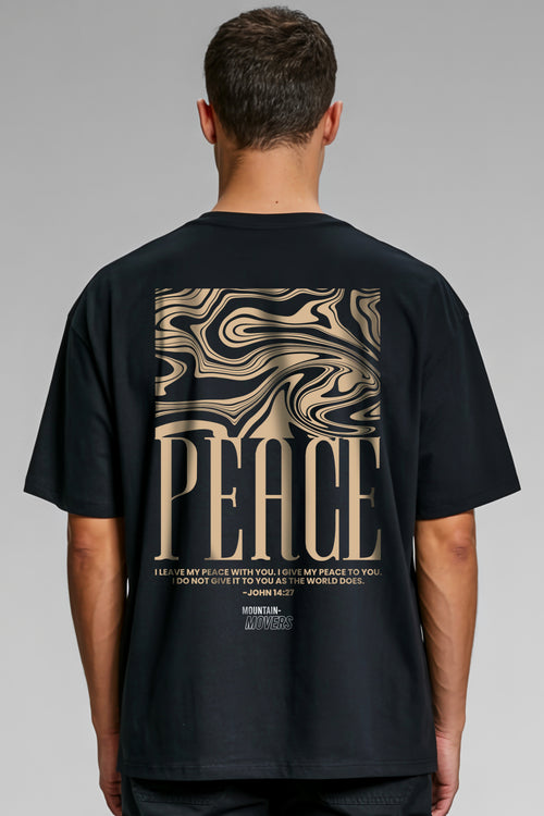 Peace Streetwear Oversized Shirt Rugprint