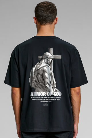 Armor of God Gym Oversized Shirt BackPrint, christliche Streetwear von Mountain Movers