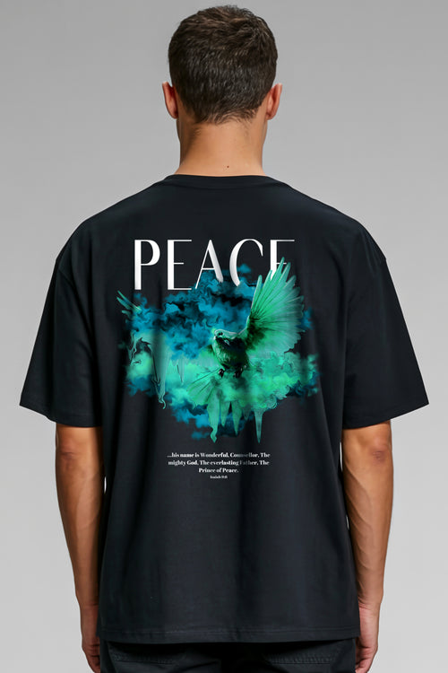 Peace Dove Oversized Shirt Backprint