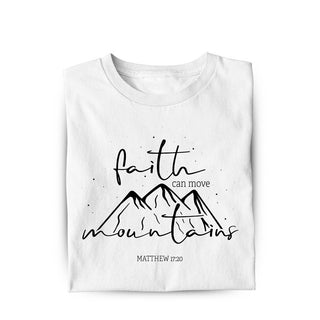 Move Mountains Frauen T-Shirt, christliche Streetwear von Mountain Movers