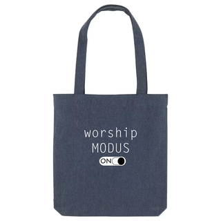Worship Modus Tragetasche schwarz, Mountain Movers Streetwear