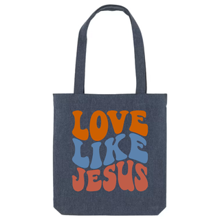 Love Like Jesus Tragetasche Variante, Mountain Movers christliches Design