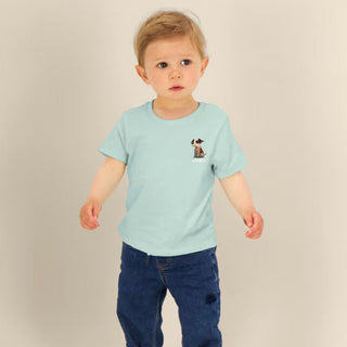 God is for us dog Baby T-Shirt, christliche Streetwear von Mountain Movers