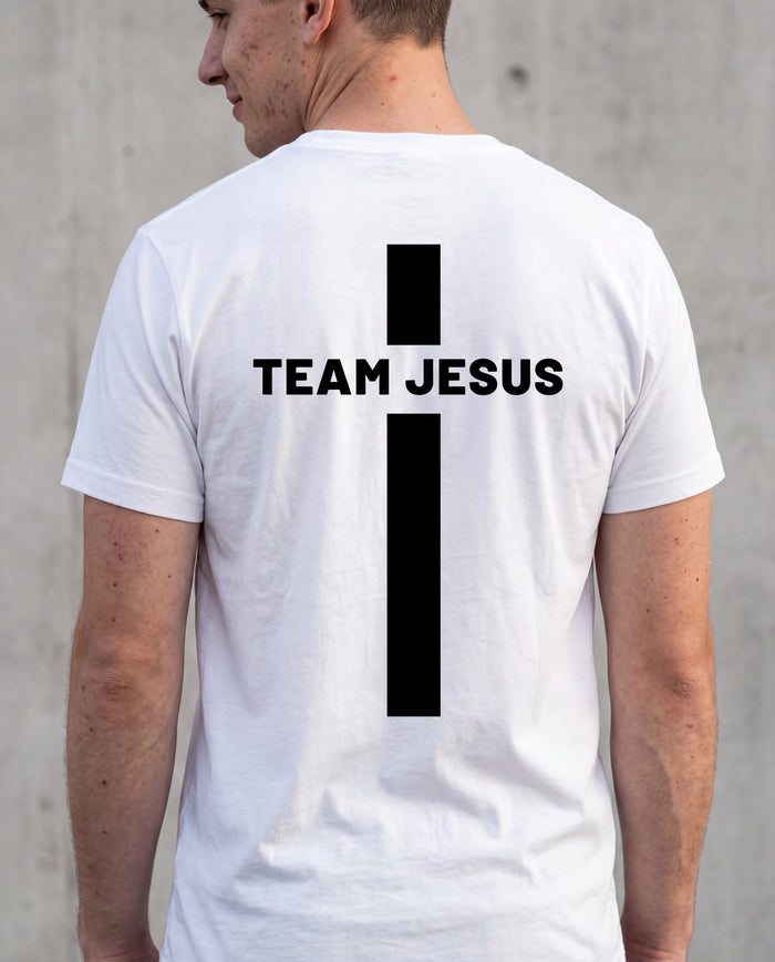 Team Jesus Shirt Backprint and Frontprint