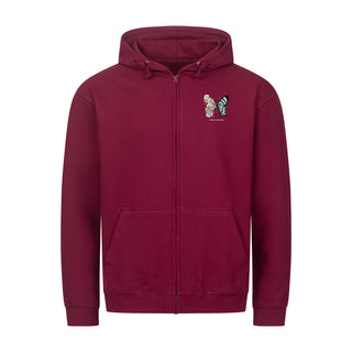God is a creator Zipper Hoodie Detailansicht, Mountain Movers christliche Streetwear