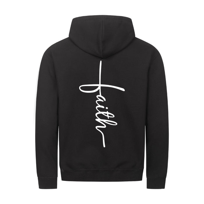 Faith Cross Zipper Hoodie Backprint