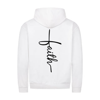 Faith Cross Zipper Hoodie Backprint Variante, Mountain Movers christliches Design